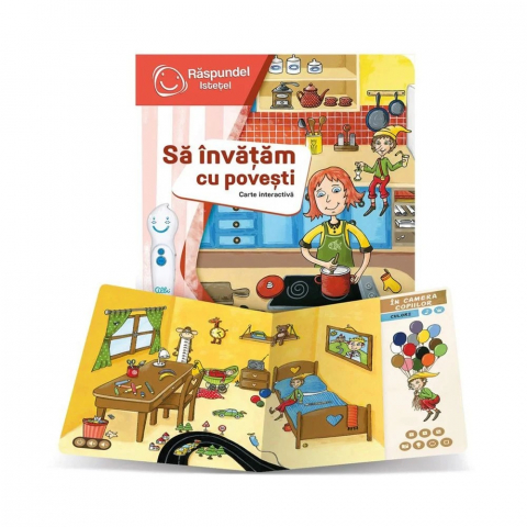 Pachet Raspundel Istetel, Creion si Carte Interactiva Sa invatam cu povesti [4]