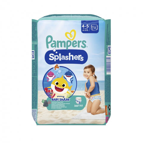 Igiena si Ingrijire - PAMPERS Splash, scutece chilotel pentru apa, marime 4-5, 9-15 kg, 11 buc