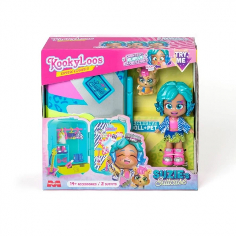 Papusi - Papusa cu dulap si accesorii, Kookyloos, Suzie