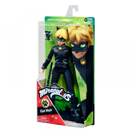 Papusa Miraculous, Zag Heroez, Cat Noir, 30 cm [1]