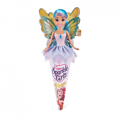 Papusa Zana cu par albastru, Sparkle Girlz, 27 Cm [1]