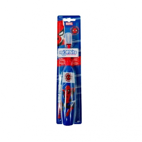 Mama si Copilul - Periuta de dinti electrica Mr.White pentru copii cu baterie SPIDERMAN