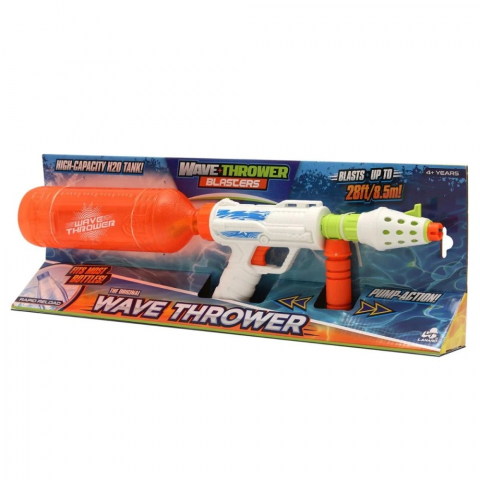 Jucarii Baieti - Pistol cu apa Lanard Toys, Wave Thrower Blasters, Original Wave Thrower, Portocaliu