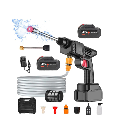 Pistol de Spalare Auto Portabil cu Presiune, 24V, Doua Baterii, 35 Bar, Jet de Apa si Spuma, Cu Valiza [9]