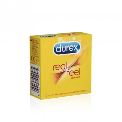 Viata Sexuala - Prezervative Real Feel, 3 bucati, Durex