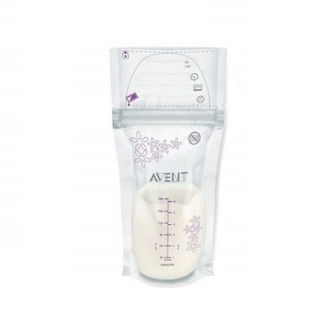 Pungi de stocare a laptelui matern Philips Avent, 25 bucati, 180 ml, SCF603/25 [1]