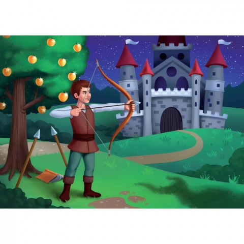 Puzzle 100 piese, Noriel Basme Romanesti, Praslea cel voinic si merele de aur [1]