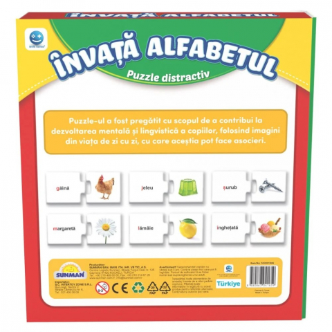 Puzzle Smile Games, Sa invatam alfabetul, 60 piese [2]