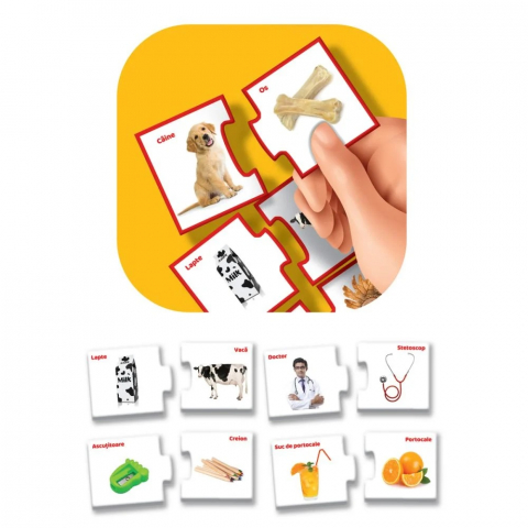 Puzzle Smile Games, Sa invatam asocierea elementelor, 60 piese [3]