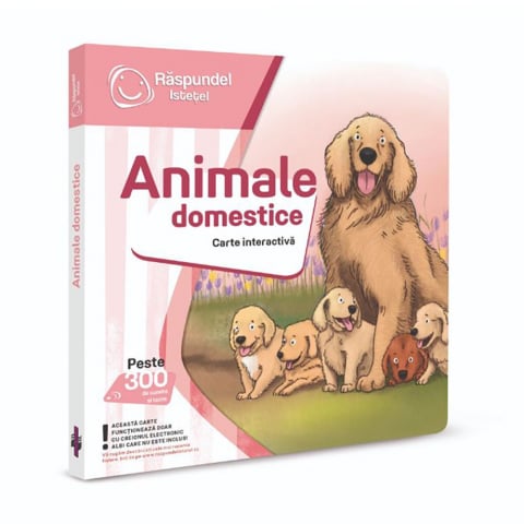 Carti Raspundel Istetel - Raspundel Istetel, Carte interactiva Animale domestice
