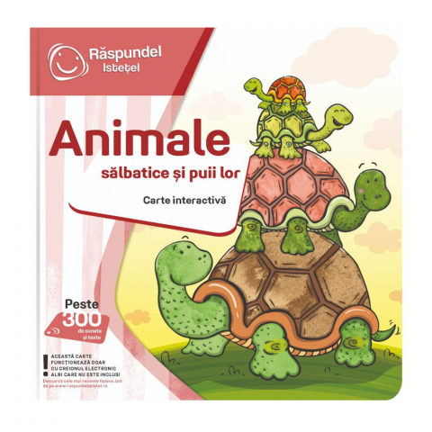 Raspundel Istetel, Carte interactiva Animale salbatice si puii lor [3]