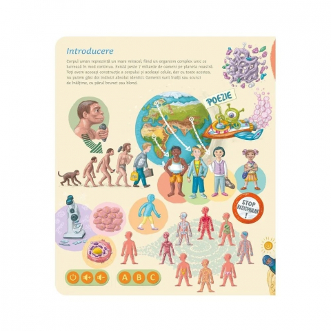 Raspundel Istetel, Carte interactiva Corpul uman [2]