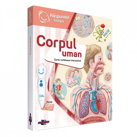 Carti Raspundel Istetel - Raspundel Istetel, Carte interactiva Corpul uman