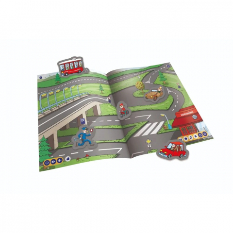 Raspundel Istetel, Carte interactiva cu autocolante, Mijloace de transport [2]