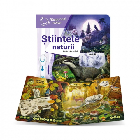 Raspundel Istetel, Carte interactiva Stiintele naturii - Aventuri prin natura [3]