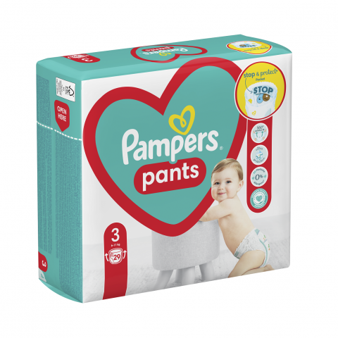 Scutece si Servetele - Scutece pants Stop&Protect, Nr. 3, 6-11 kg, 29 buc, Pampers