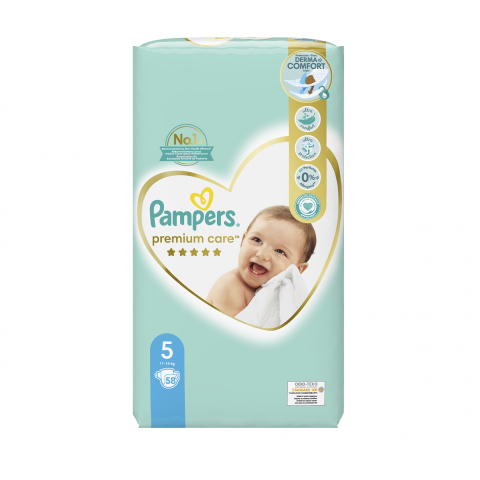 Igiena si Ingrijire - Scutece Premium Care, Nr. 5, 11-16 Kg, 58 buc, Pampers