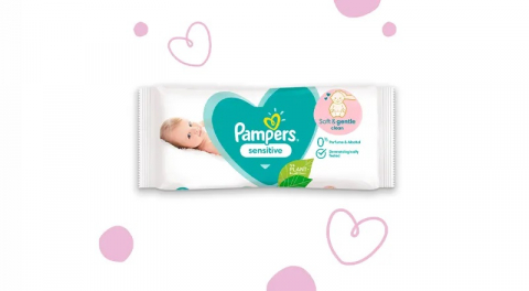 Servetele umede Sensitive, 52 buc, Pampers [1]