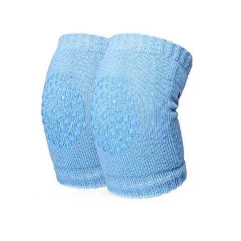 Mama si Copilul - Set 2 Genunchiere antialunecare pentru Bebelusi, Albastru