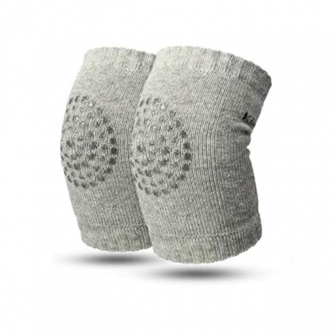 Genunchiere Bebelusi - Set 2 Genunchiere antialunecare pentru Bebelusi, Gri deschis