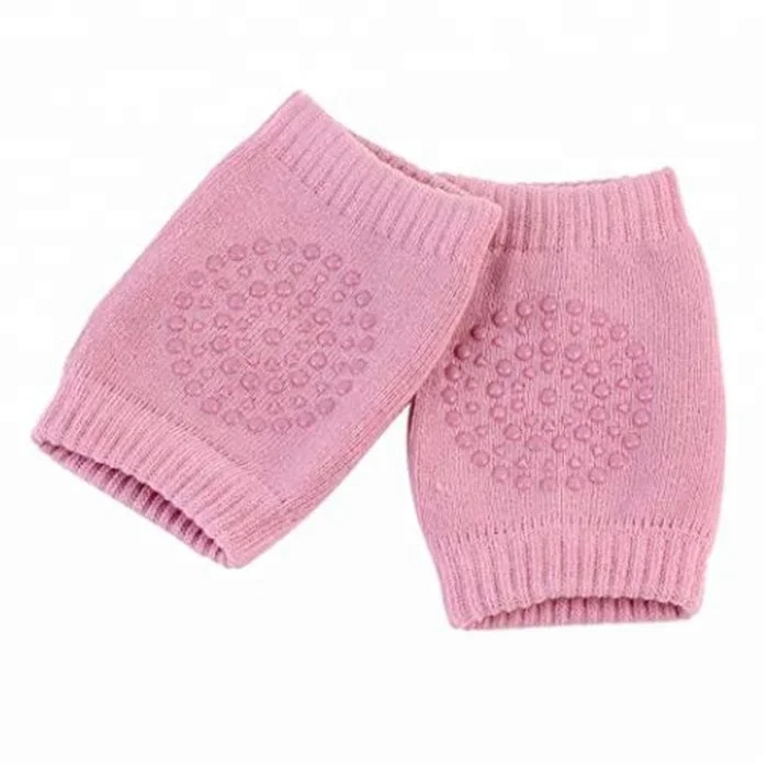 Mama si Copilul - Set 2 Genunchiere antialunecare pentru Bebelusi, Roz