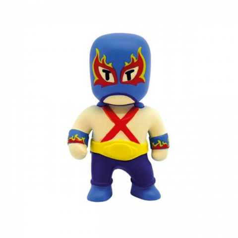 Set 5 mini figurine Stumble Guys, 3D S1, 6 cm, Glowman, Boxing Roo, Luchador, Hazmat NBC [2]