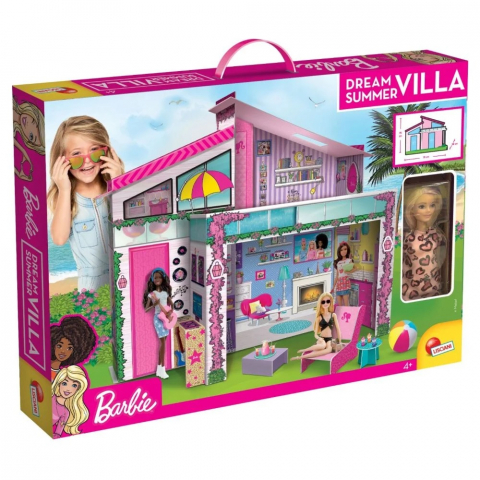 Jocuri si Jucarii - Set de joaca cu papusa, Lisciani, Casa de vara a lui Barbie