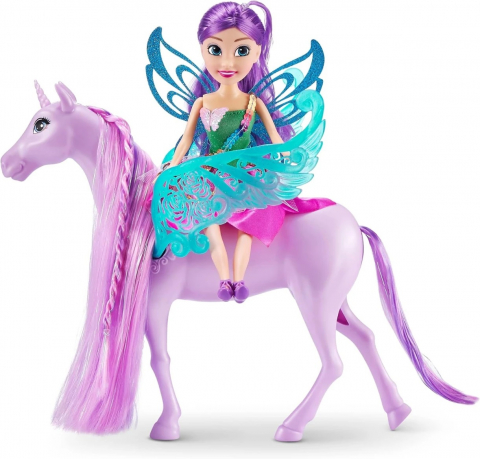 Papusi - Set de joaca Sparkle Girlz, Papusa cu Unicorn