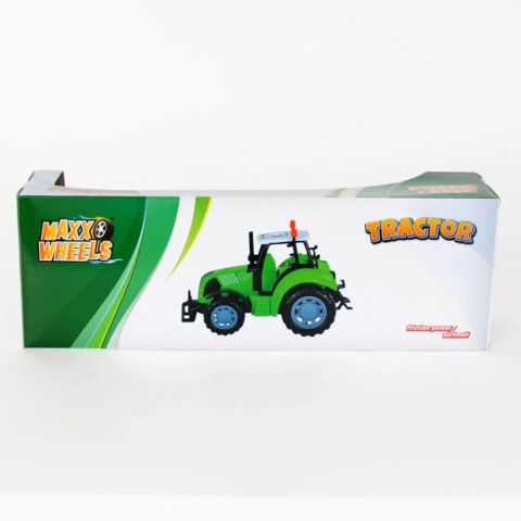 Set de joaca tractor si mini ferma, Maxx Wheels, Farmer Toys [2]