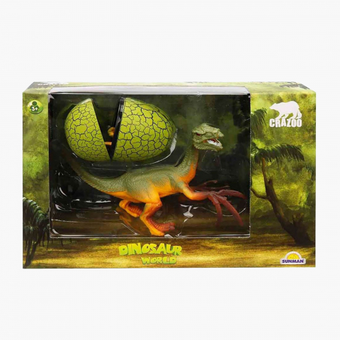 Figurine - Set figurina si ou de dinozaur, Crazoo