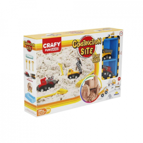 Set nisip Kinetic, Crafy, Construction Site, 7 piese [6]