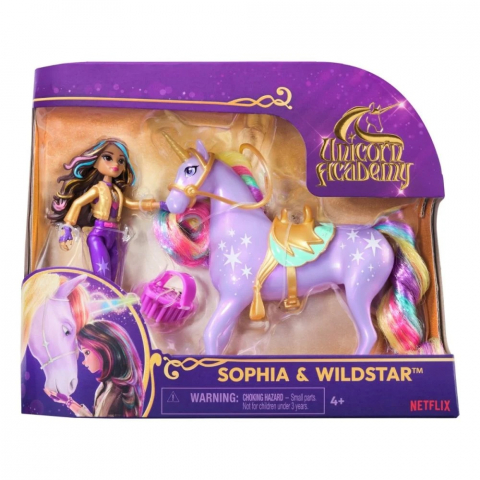 Set papusa Sophia si unicornul Wildstar, Unicorn Academy