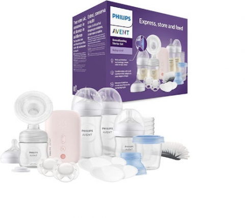 Set pentru alaptare cu pompa de san electrica Philips Avent, SCD340/31, Philips [2]