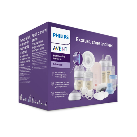 Set pentru alaptare cu pompa de san electrica Philips Avent, SCD340/31, Philips [1]