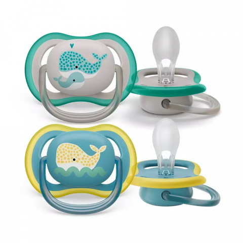 Suzete - Suzete Ultra Air, +18 luni, SCF349/24, Neutru, 2 buc, Philips Avent