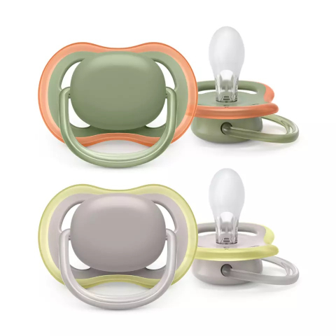 Suzete - Suzete Ultra Air Philips Avent, 6-18 luni, 2 Bucati, Neutru, SCF085/20, Philips