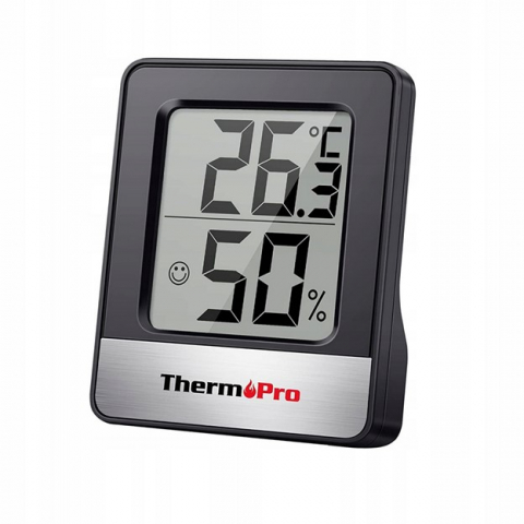 Dispozitive Copii - Termometru si higrometru de camera ThermoPro TP-49, Negru