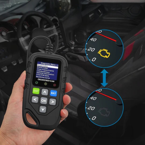 Tester Auto OBD2 Profesional YM119 – Model 2025, Diagnoza Motor si Test Baterie [4]