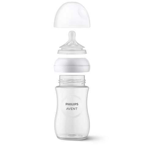 Tetina Philips Avent Natural Resonse, 3 luni+, debit 4, 2 bucati, SCY964/02, Philips [3]