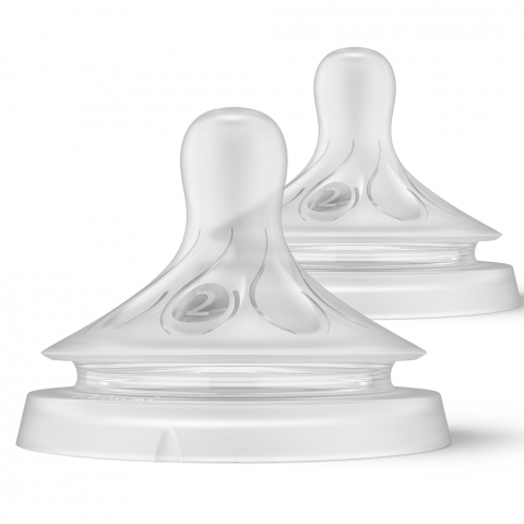Tetina Philips Avent Natural Response, 0 luni+, debit 2, 2 bucati, SCY962/02, Philips [3]