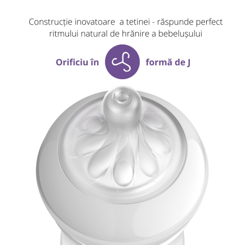 Tetina Philips Avent Natural Response, 0 luni+, debit 2, 2 bucati, SCY962/02, Philips [2]