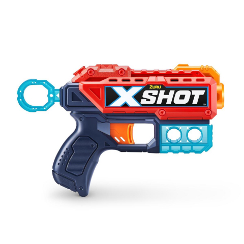 X-SHOT Blaster combo Excel Kickback, arma de jucarie, 8 proiectile [4]
