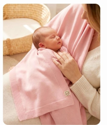 Produse - Pătură din 100% lână Merinos pentru bebeluși – Zina Atelier