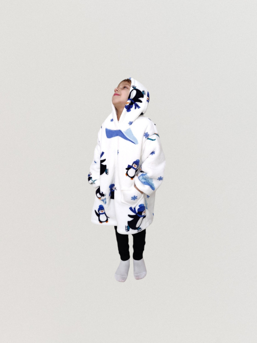 Hanorac Veselia 4-7 ani design pinguin [2]