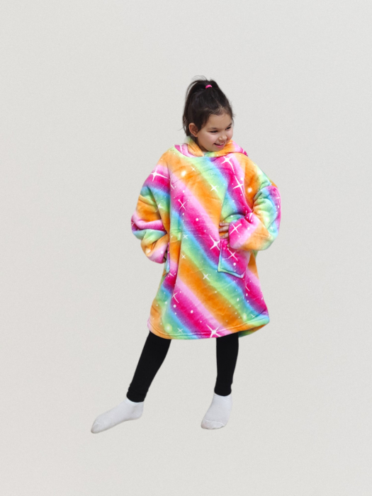 Hanorac Veselia 7-12 ani design color star [3]