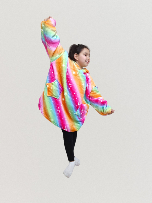 Hanorac Veselia 7-12 ani design color star [1]