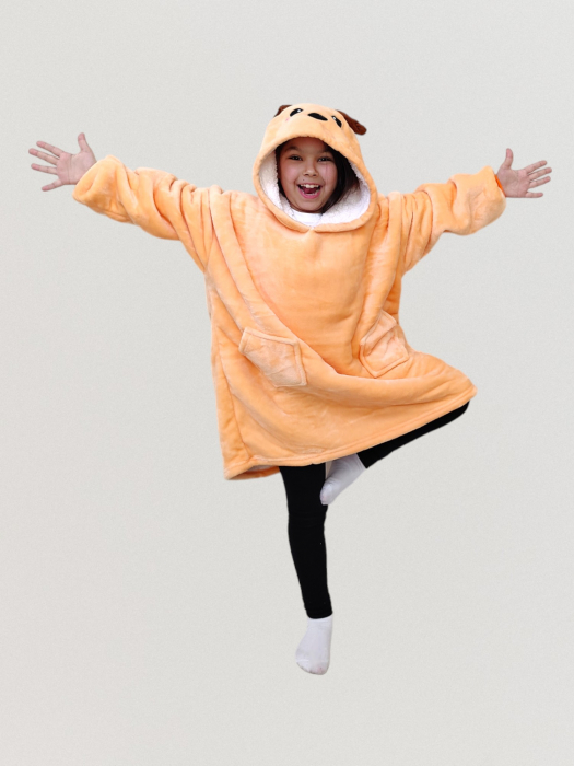 Hanorac Veselia 7-12 ani design yellow dog [3]