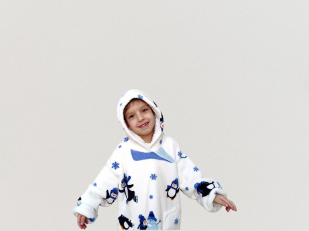 Hanorac Veselia 4-7 ani design pinguin [3]