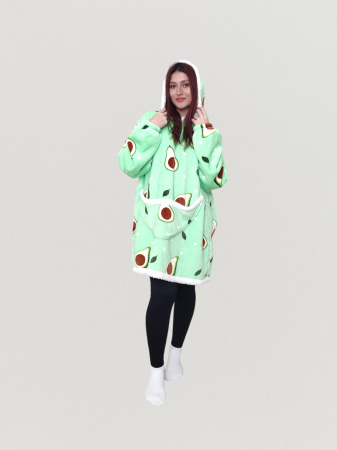 Hanorac Veselia maxi design avocado [2]