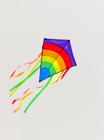 Zmeie - Zmeu Clasic Curcubeu 65 x 74 cm